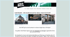 Desktop Screenshot of kunstbezirk-stuttgart.de